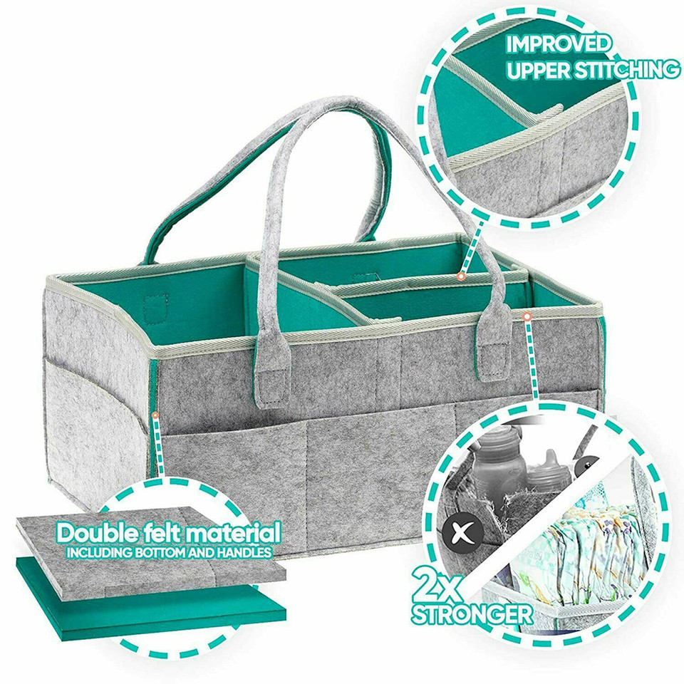 Portable Nursery Storage Organizer for Babies with Changing Mat product image