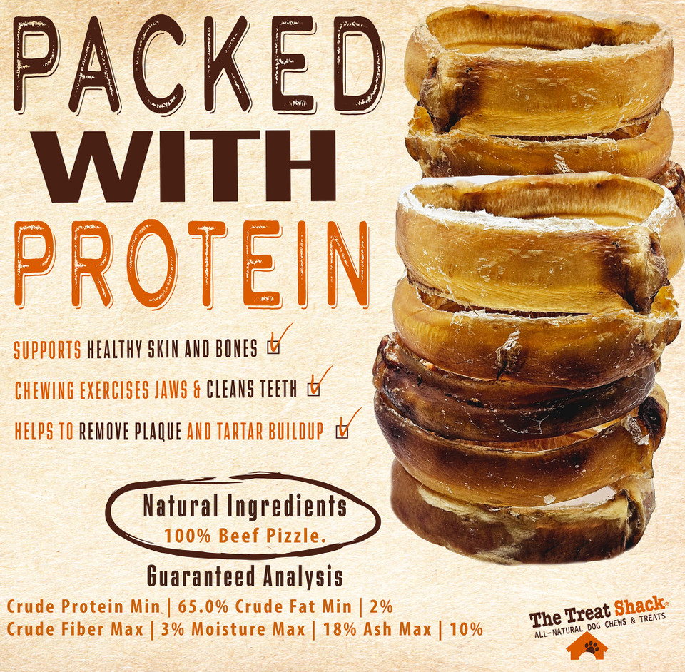 The Treat Shack® Large Beef Bully Rings Dog Treats (5 to 20-Count) product image