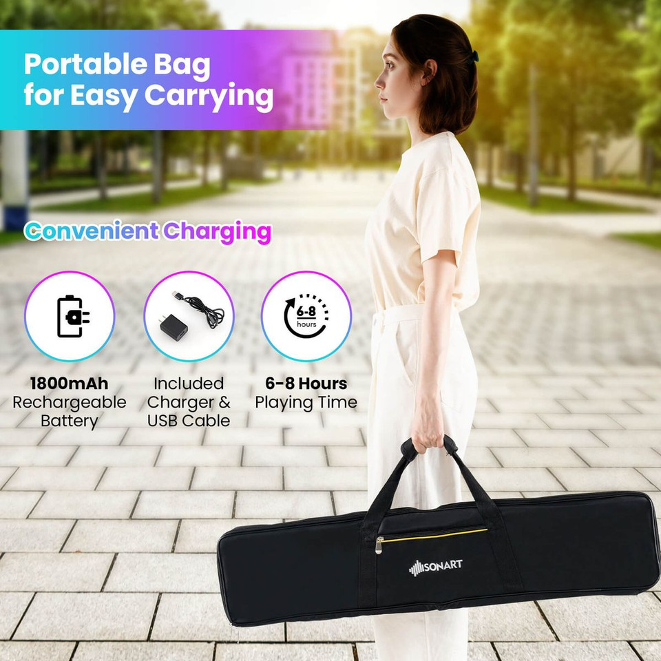 61-Key Portable Electronic Keyboard Piano Set product image