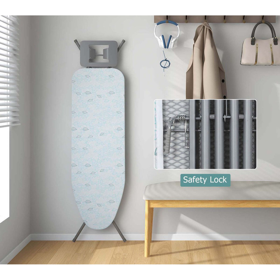 Folding Ironing Board with Iron Rest & Adjustable Height product image