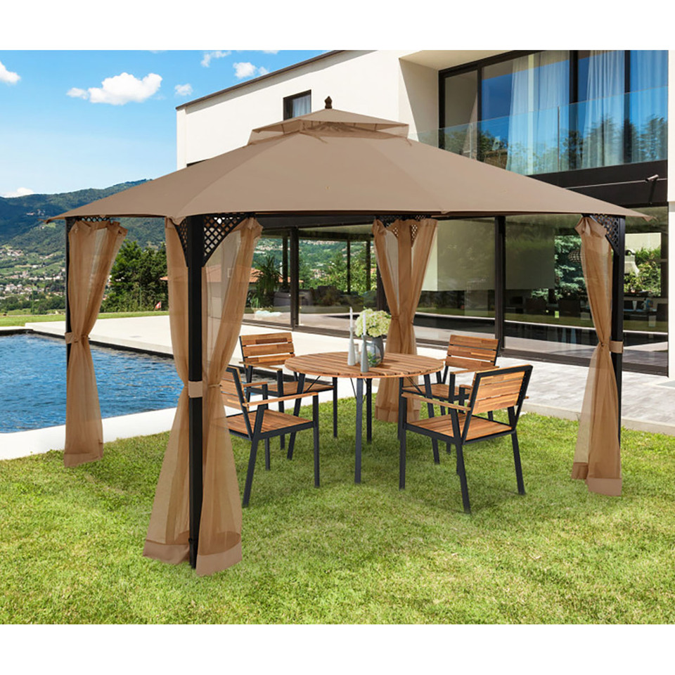10 x 12-Foot Gazebo Replacement Top with Air Vent and Drainage Holes product image