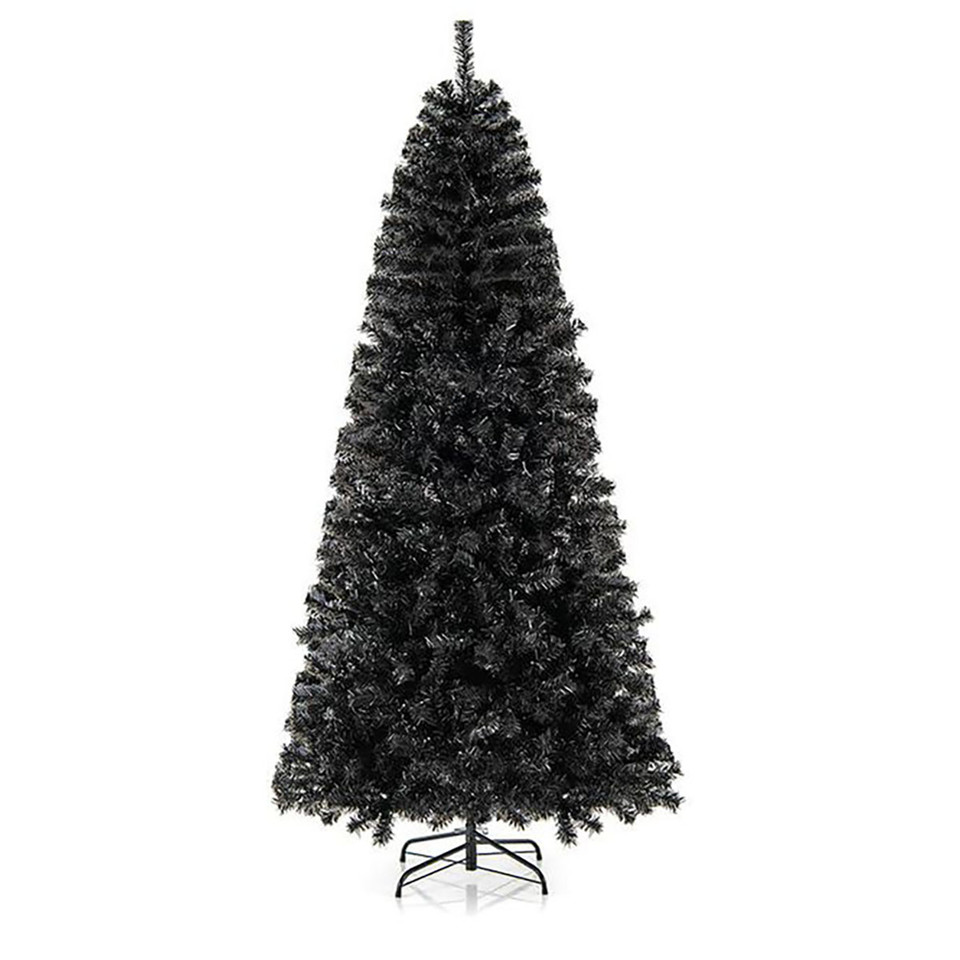 6/7-Foot Artificial Halloween Tree with Bendable Top Section & Warm Light product image