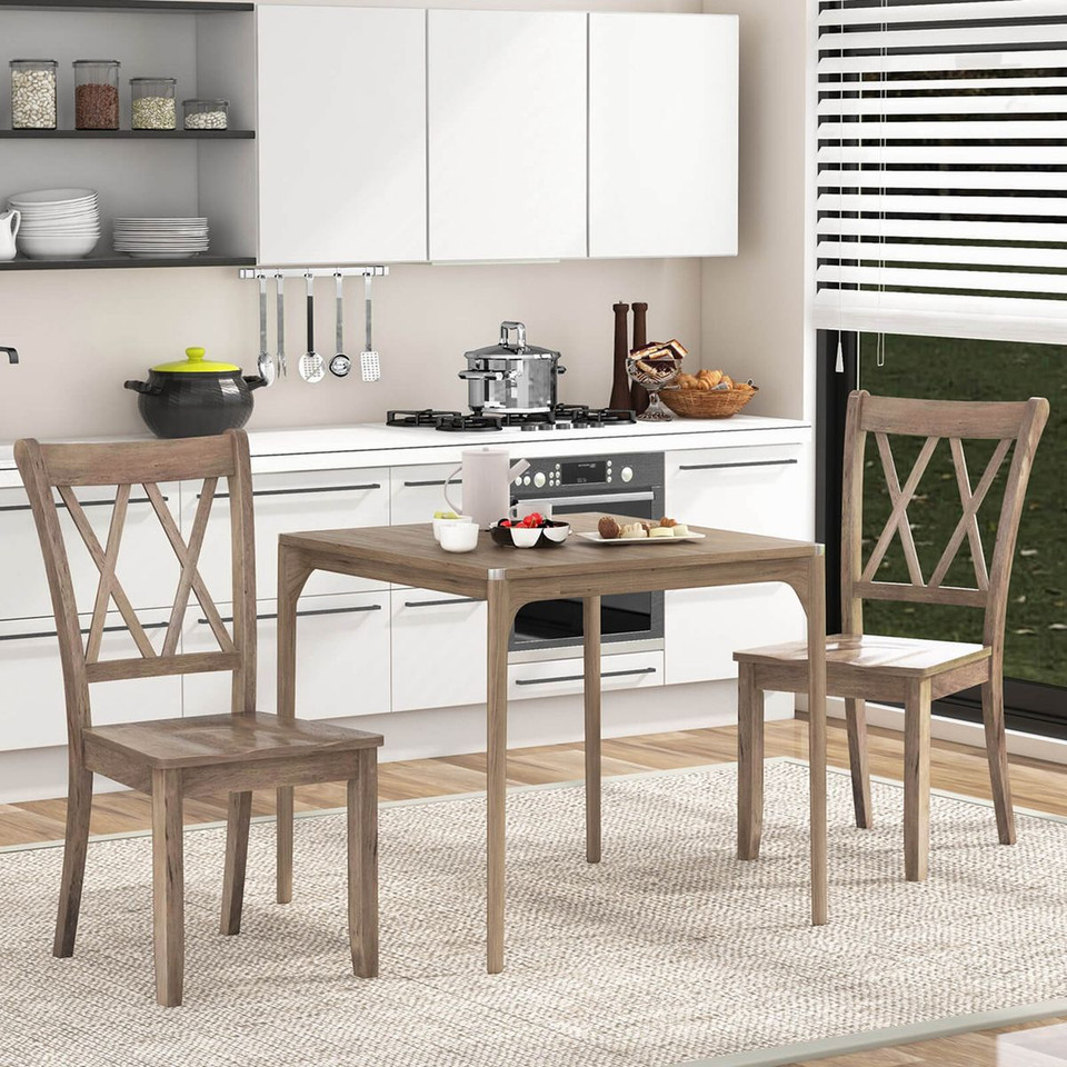 Wooden Farmhouse Dining Chairs (Set of 2) product image