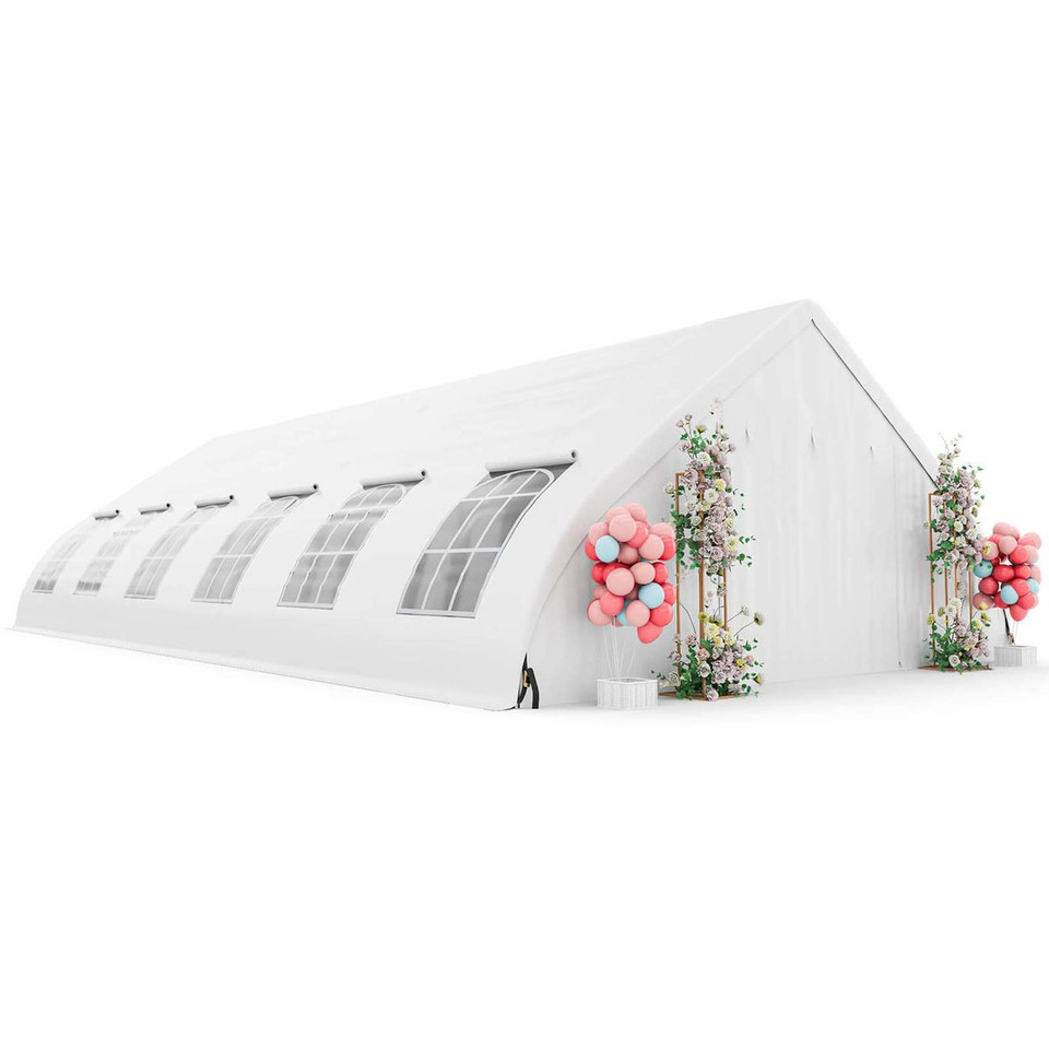 20 x 40-Foot Peach-Shaped Party Tent Canopy with Zipper Doors product image