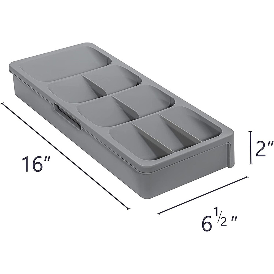 Cheer Collection® Expandable Kitchen Drawer Cutlery Organizer (1- or 2-Pack) product image