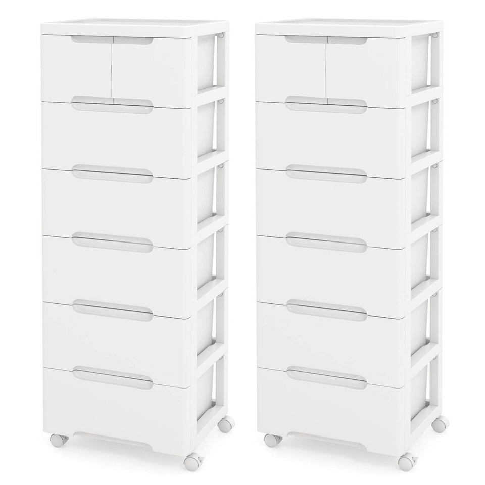 7-Drawer Rolling Storage Cabinet (1 or 2-Pack) product image