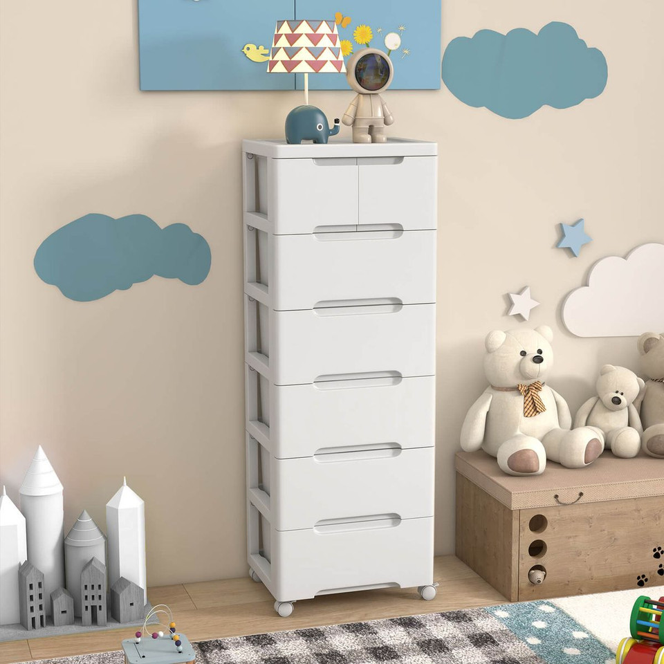7-Drawer Rolling Storage Cabinet (1 or 2-Pack) product image