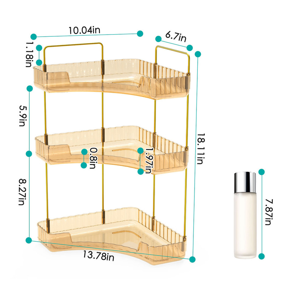 3-Tier Bathroom Corner Shelf  product image