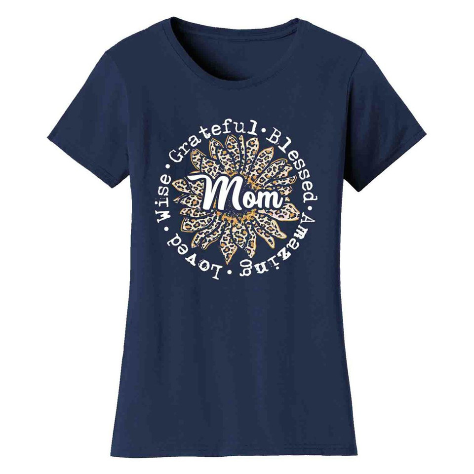 Leopard Sunflower Mother's Day T-Shirts product image