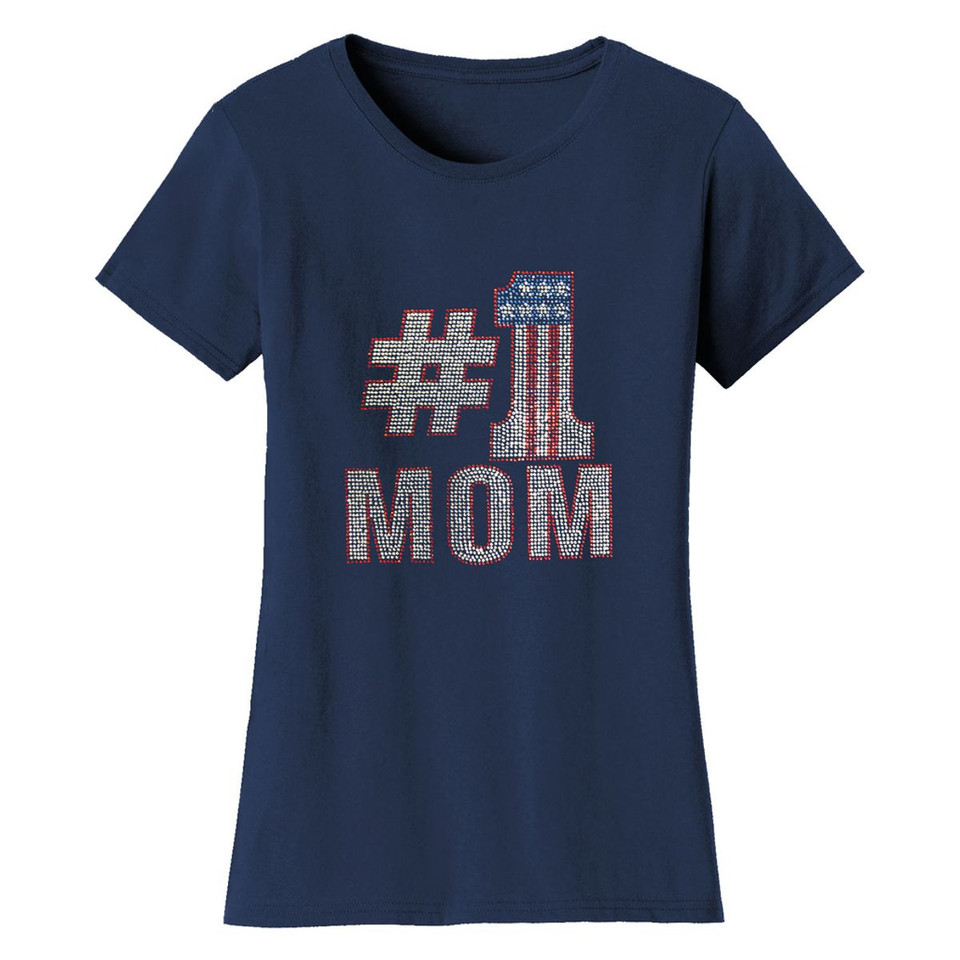 Mother’s Day Rhinestone Bling T Shirt product image