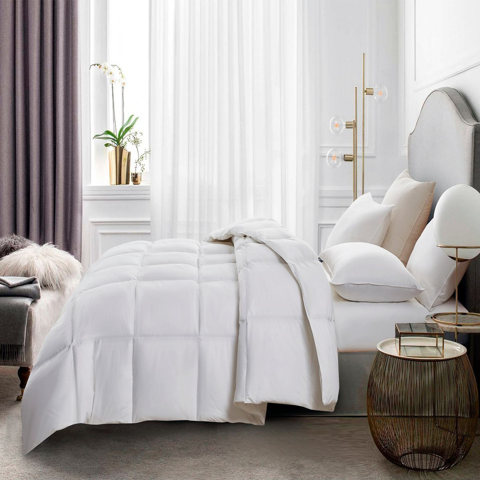Serta Goose Feather and Down Fiber Comforter product image