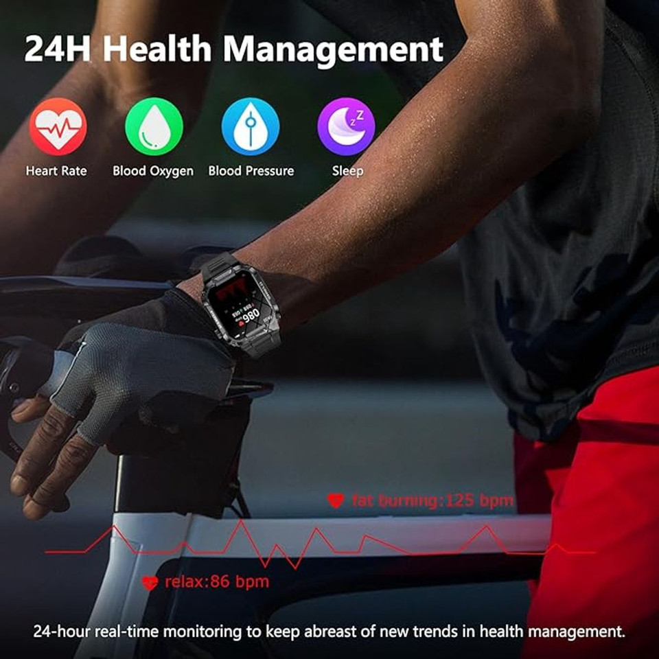 Waterproof Smart Watch with Bluetooth Calling and 100+ Modes product image