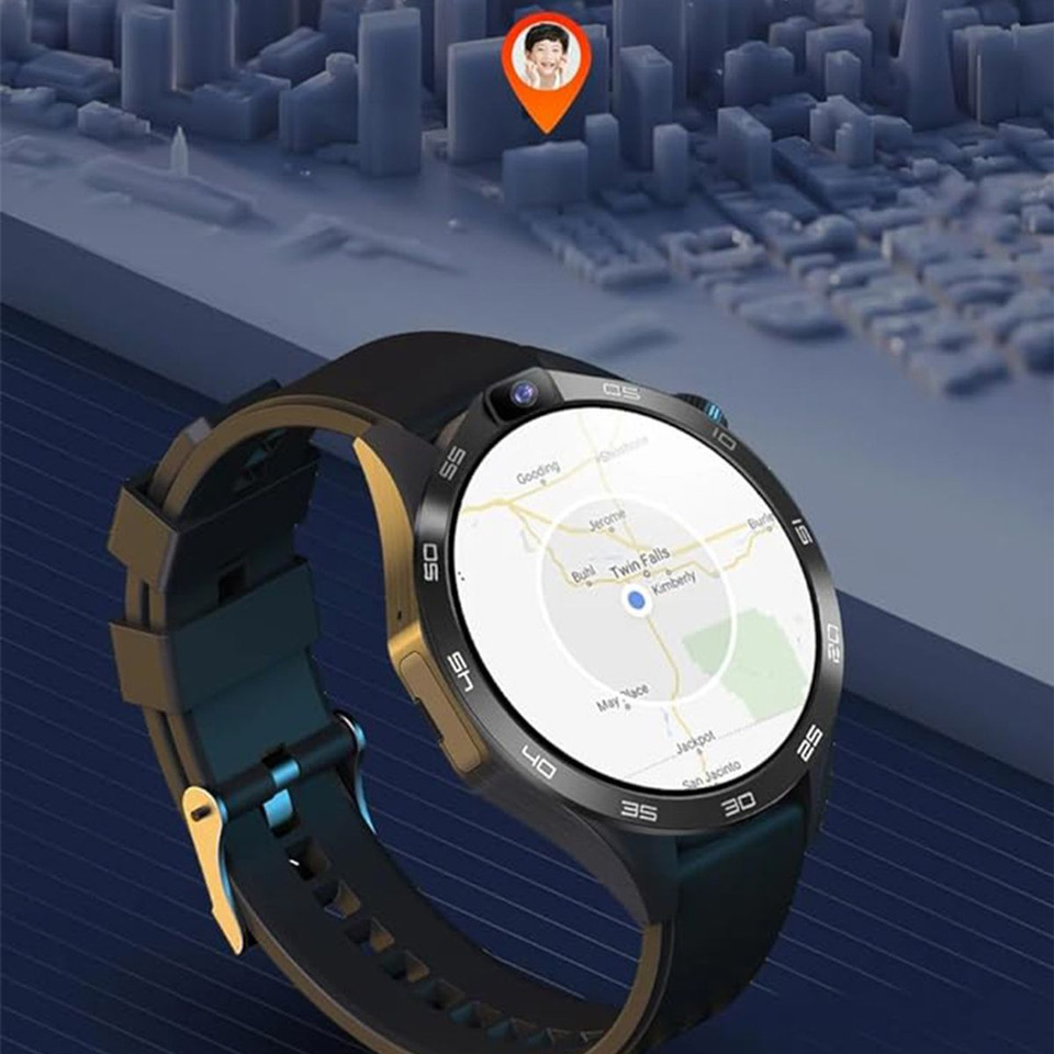 4G LTE Satellite GPS Navigation X11 Android Smartwatch 1.85 Inch Screen APP Download Dual Camera Smartwatch (Black, RAM 2GB ROM 32GB) product image