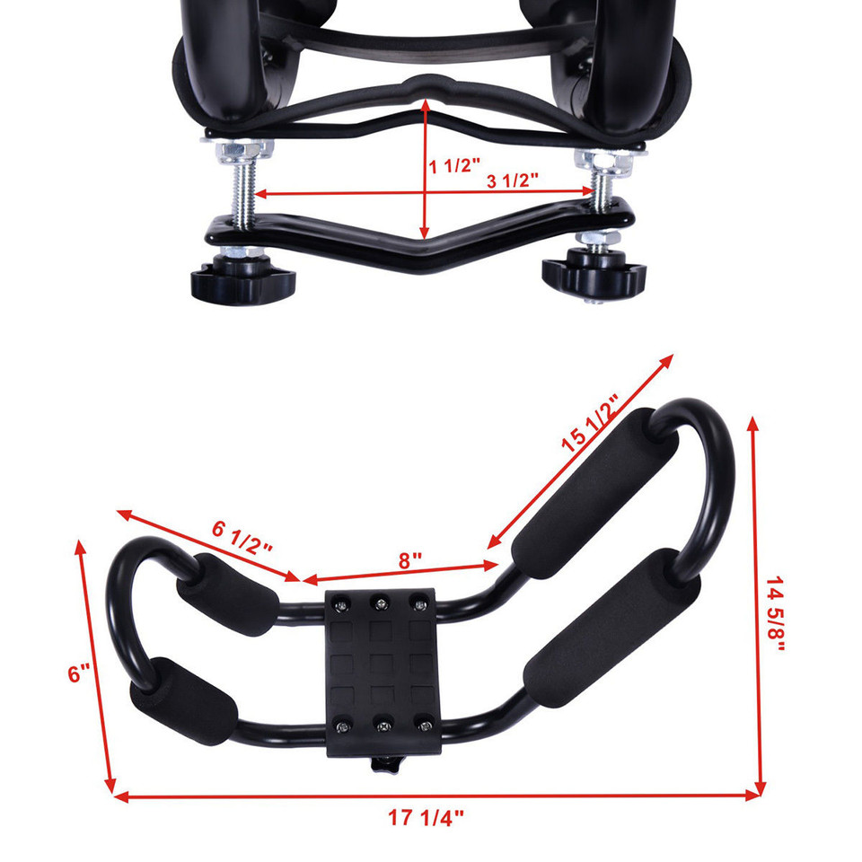 Goplus Canoe, Boat, Kayak Mounted Roof Rack  (2-Pairs) product image