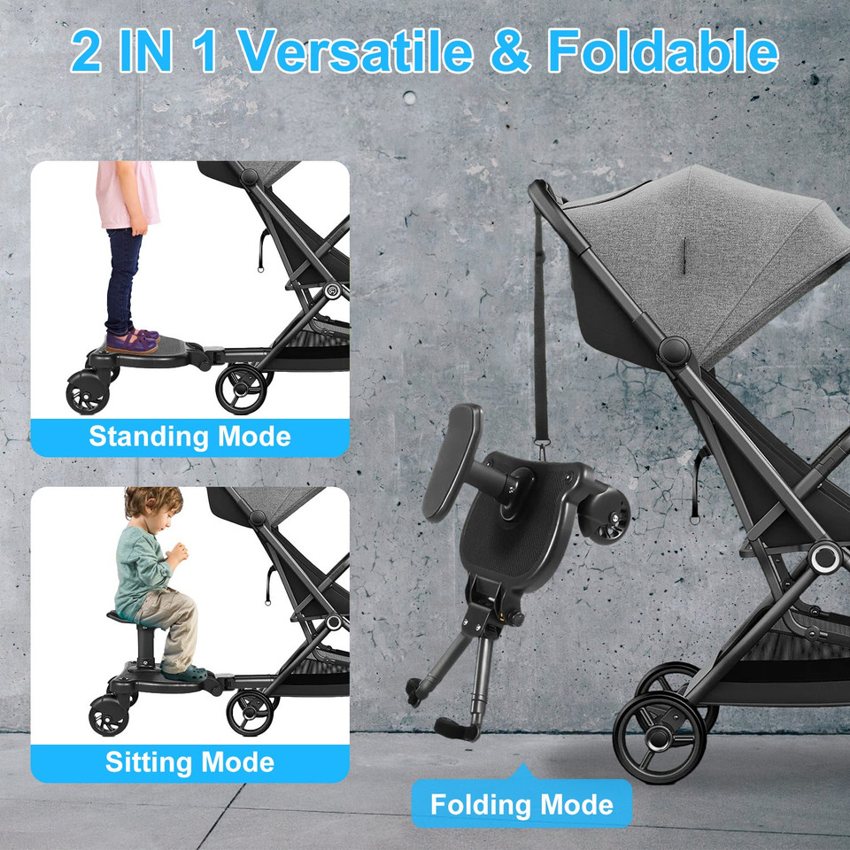 Universal 2-in-1 Toddler Sit-or-Stand Stroller Board Attachment product image