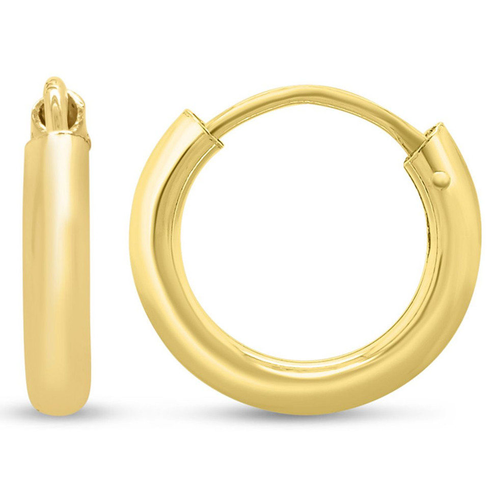 Endless Hoop Earrings in Sterling Silver (2 Sizes) product image