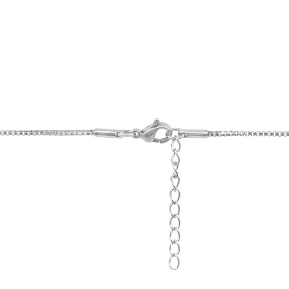 Personalized Stainless Steel Floating Heart Necklace product image