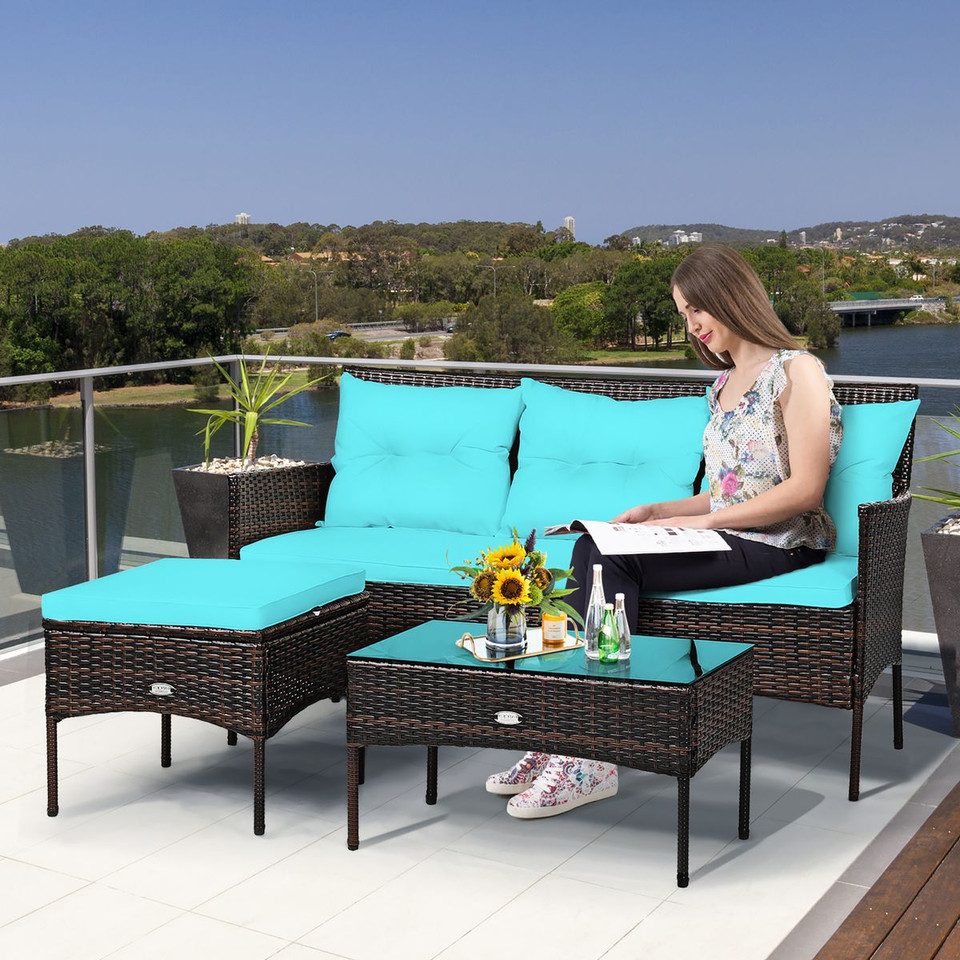 3-Piece  Patio Rattan Furniture Set  product image