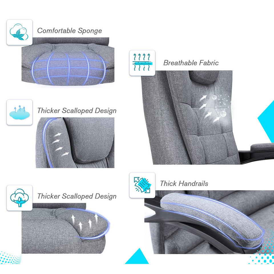 Ergonomic Office Chair with Heat and 7-Point Massage  product image