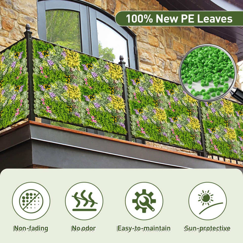 20" 3D Wall-Mounted, Framed Succulents (2-Pack) product image