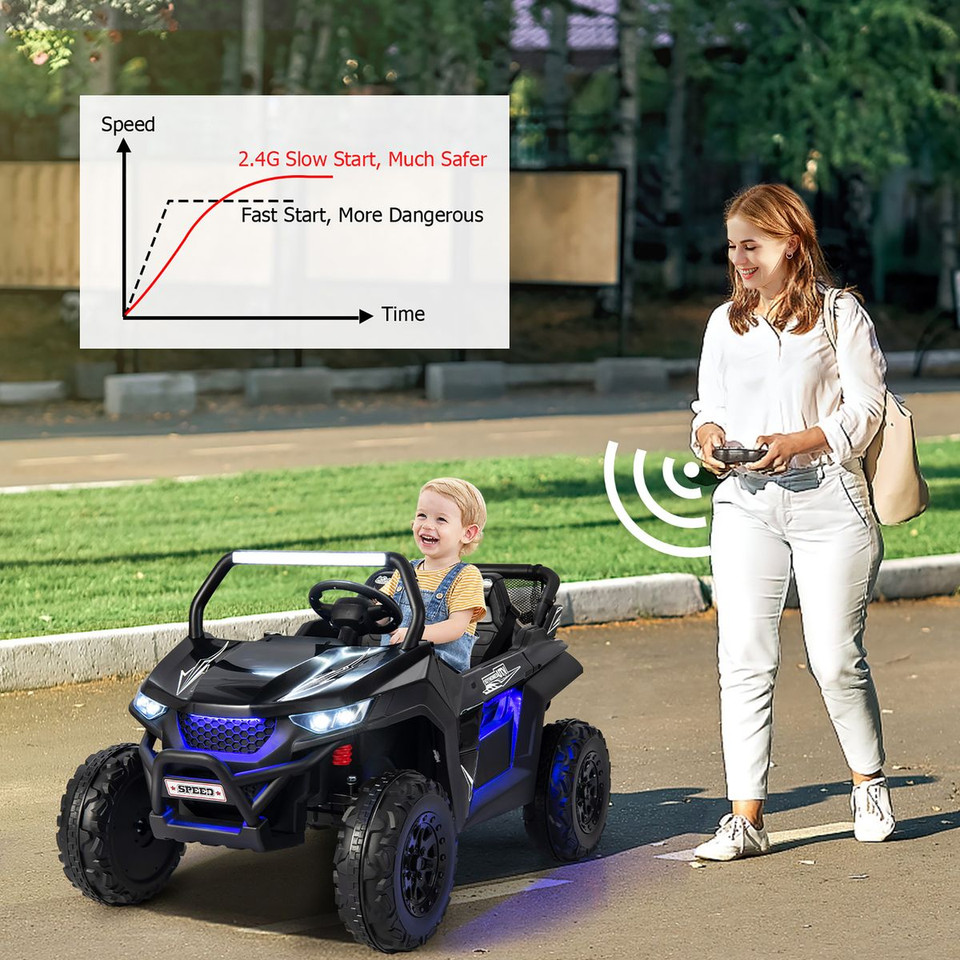 Kids' 12V 2-Seater Ride-on UTV with Slow Start Function & Music Player product image