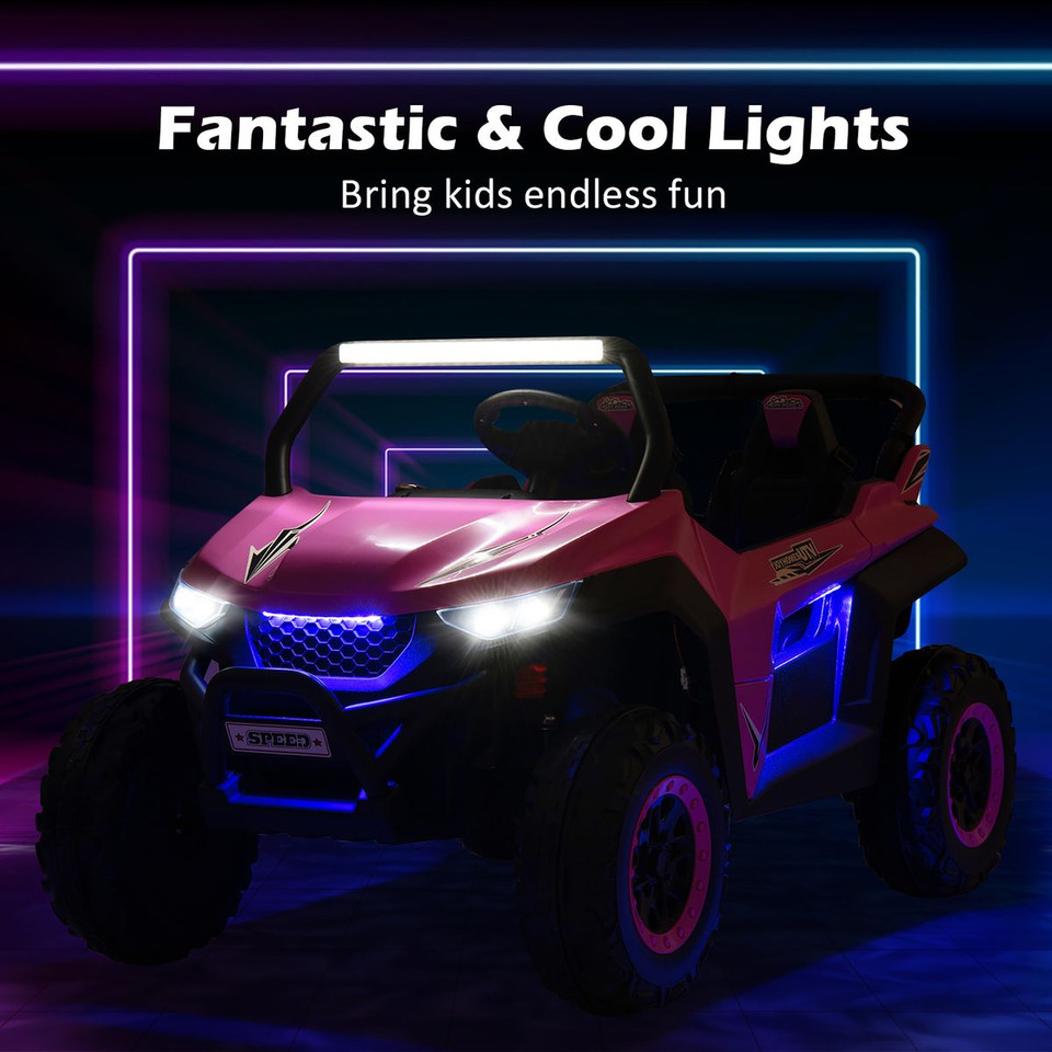Kids' 12V 2-Seater Ride-on UTV with Slow Start Function & Music Player product image