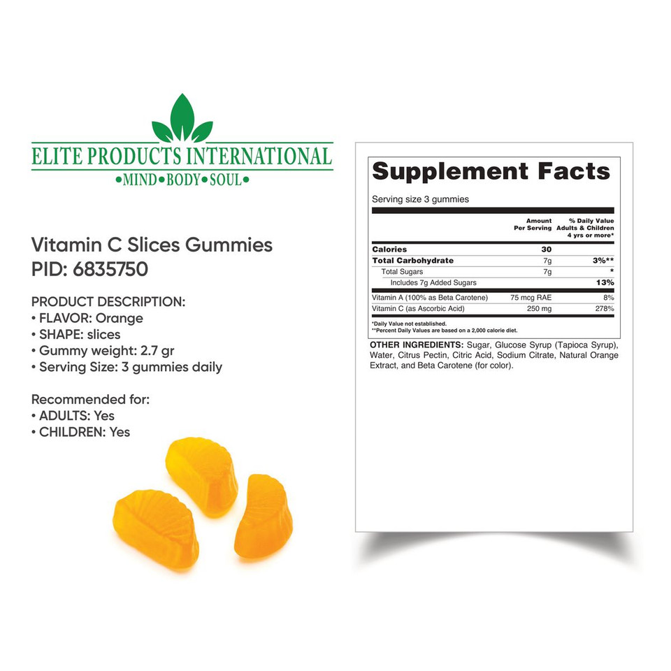 Vitamin C Gummies, Orange Flavor, 60 ct. product image