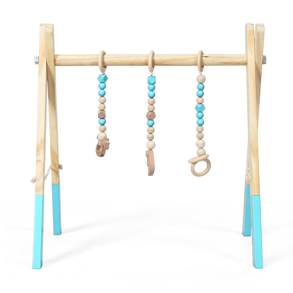 Wooden Baby Play Centers with 3 Hanging Toys product image