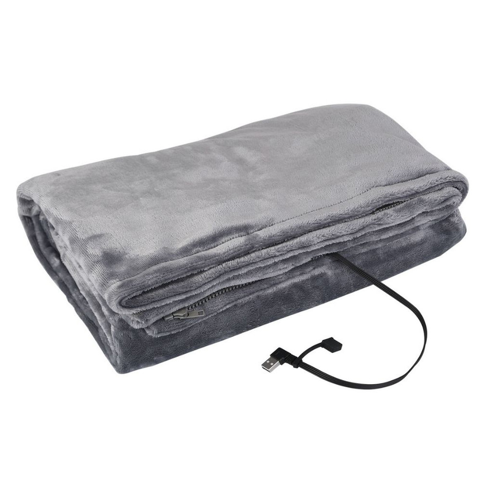 USB Heated Zipper Blanket Shawl (Requires Power Bank) product image