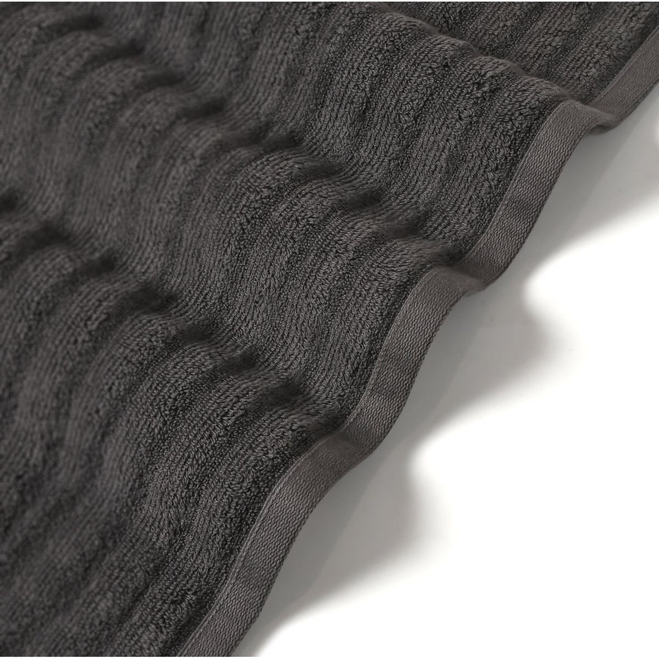 Bibb Home Ribbed Egyptian Cotton Towels (Set of 6) product image