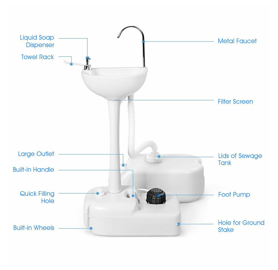 Portable Standing Wash Sink product image