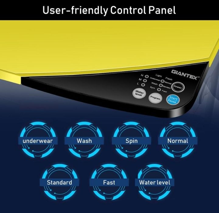 Full-Automatic 10lb UV Disinfecting Light Washing Machine  product image