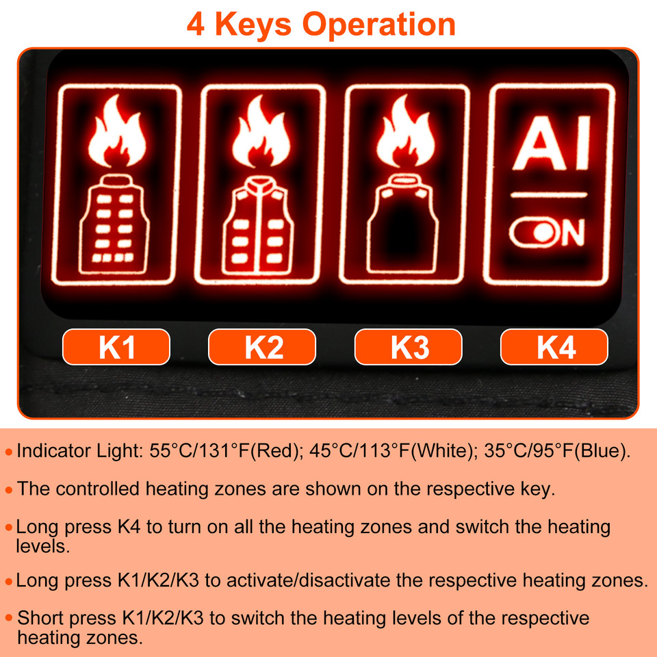Heated Thermal Vest with Optional Power Bank product image