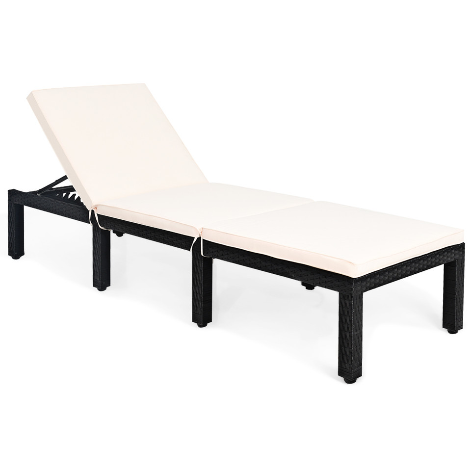 Rattan Cushioned Patio Lounge Chair product image