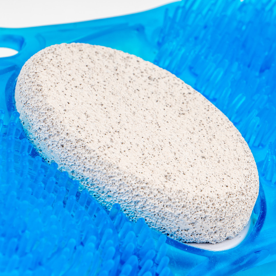 Miracle Cleansing Dual Foot Scrub and Pumice Shower Mat (1- or 2-Pack) product image
