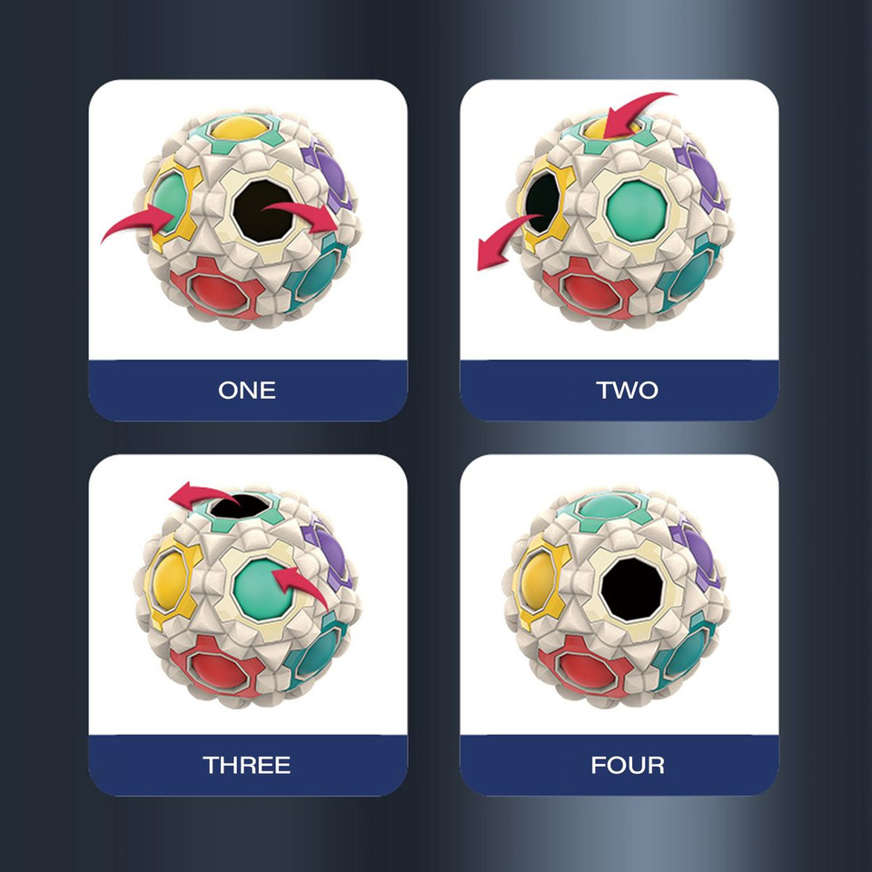 Finger-Top Massage Fidget Puzzle Ball Spinner product image