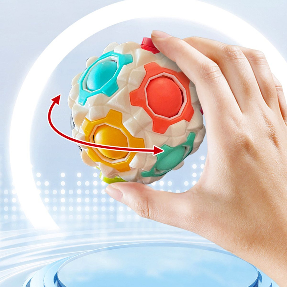 Finger-Top Massage Fidget Puzzle Ball Spinner product image