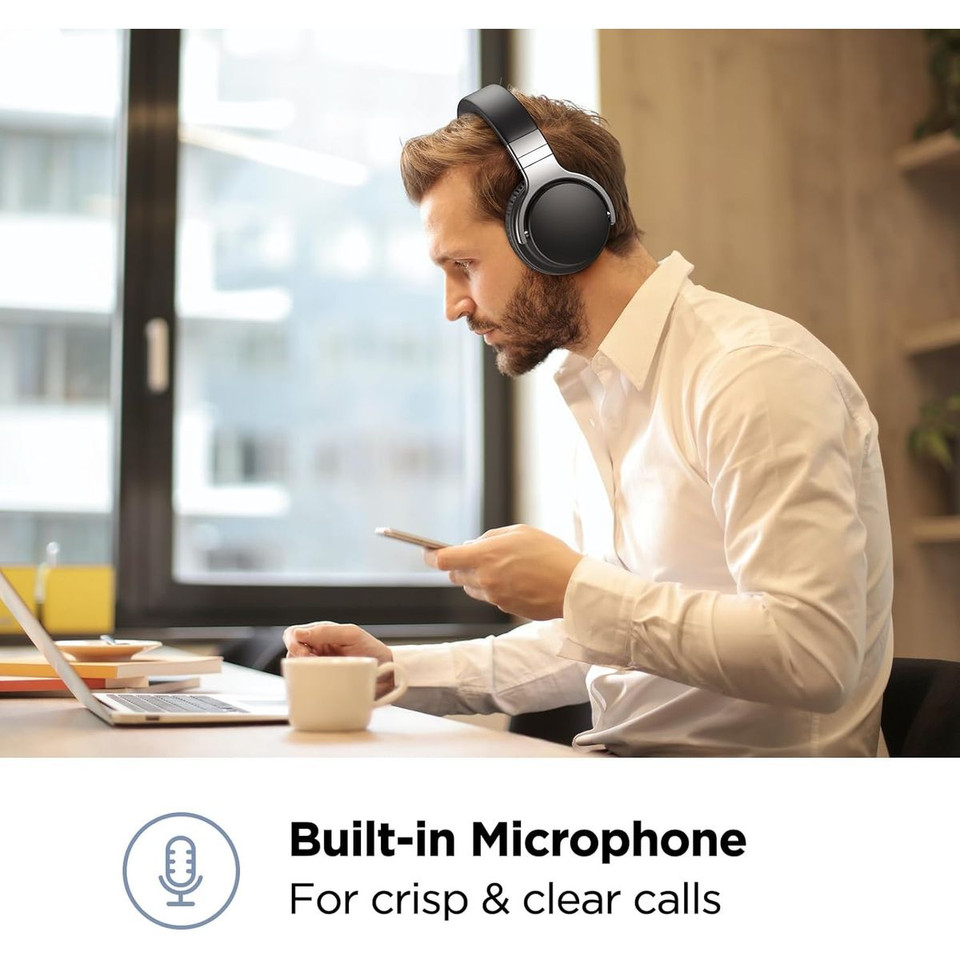 COMMALTA Active Noise Cancelling Bluetooth Headphones product image