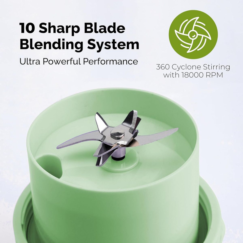 BlendQuik Portable Blender for Shakes and Smoothies, 14 oz. product image