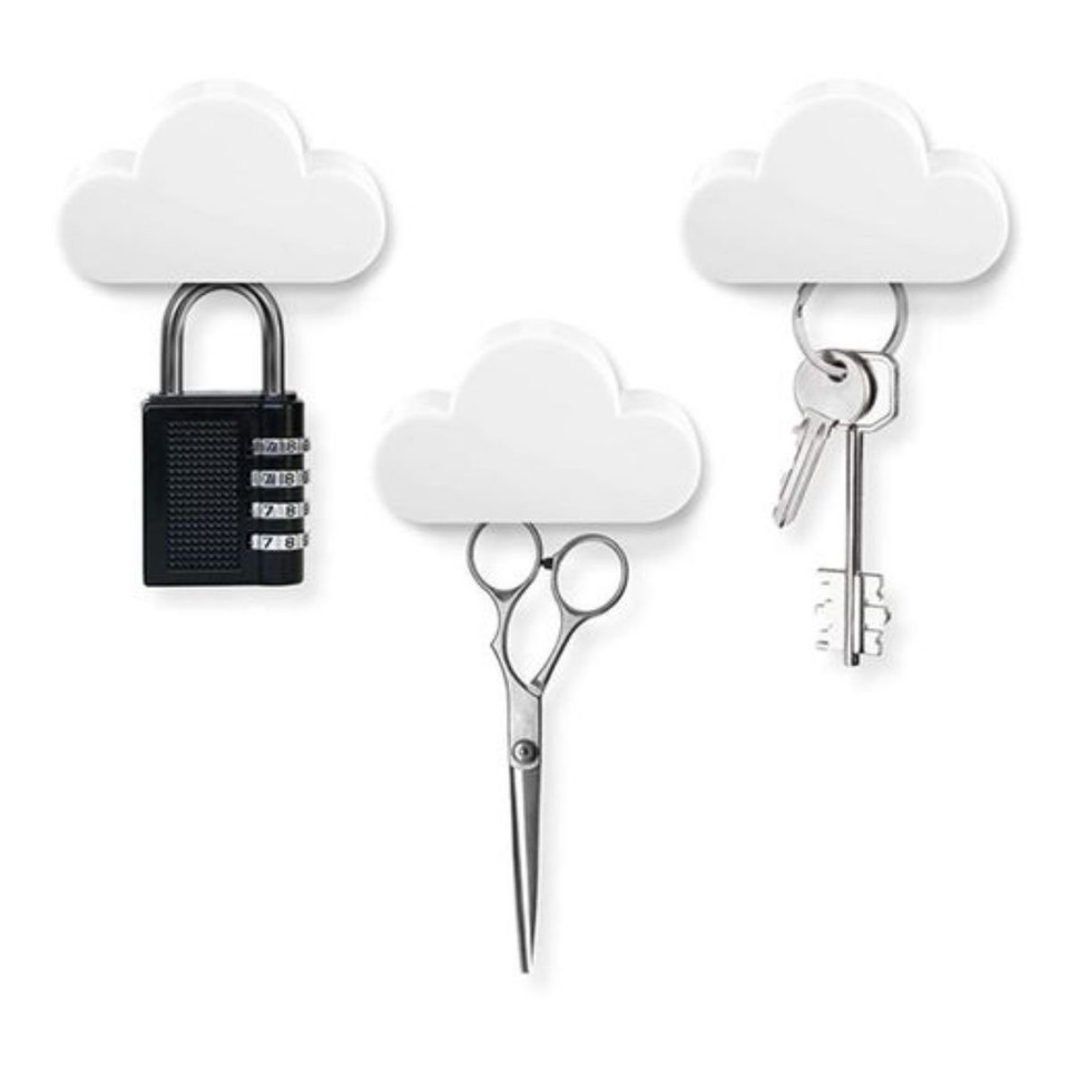 Magnetic Stick Anywhere Cloud Key Holder (3-Pack) product image