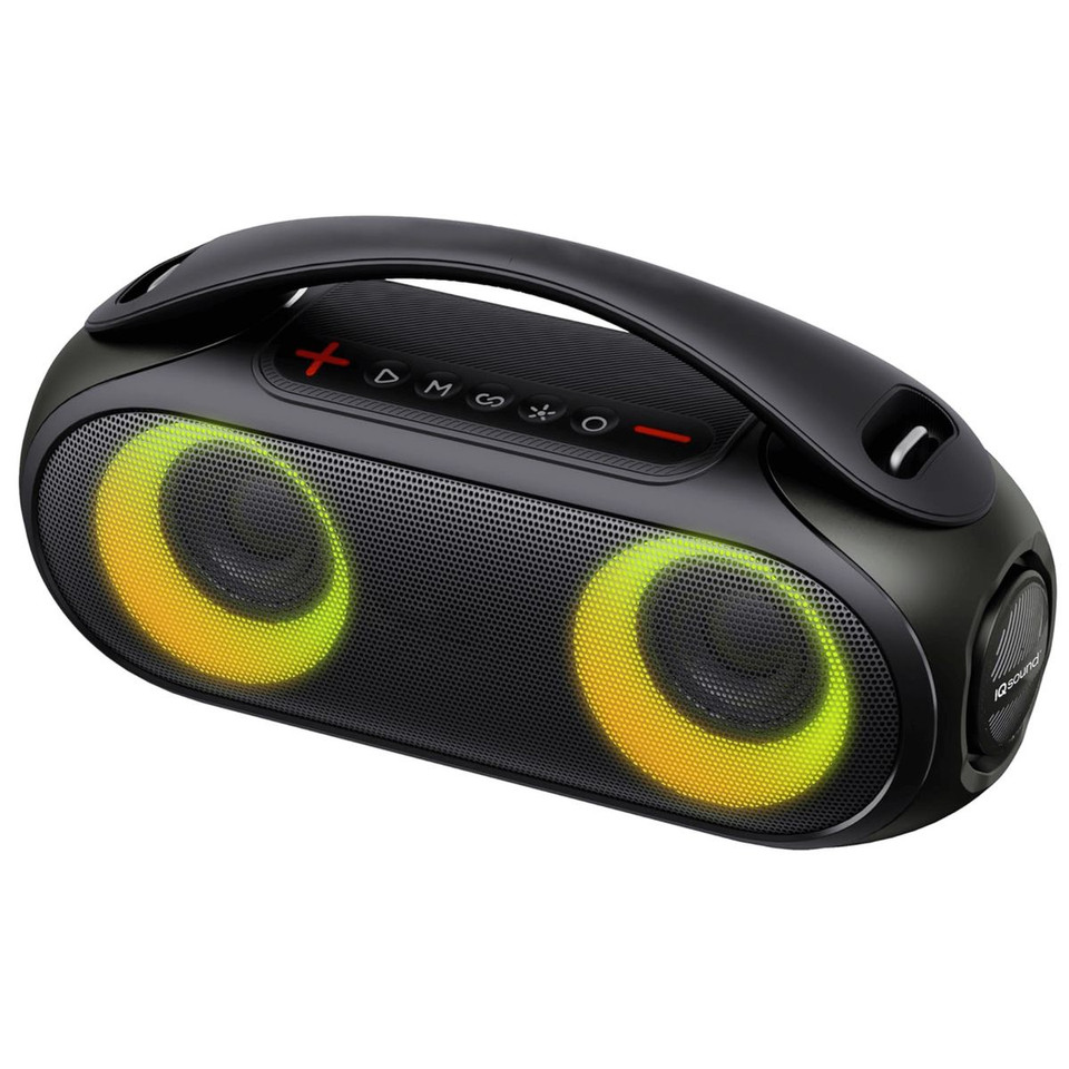 Supersonic Portable Water-Resistant BT Speaker with RGB Light Panel product image
