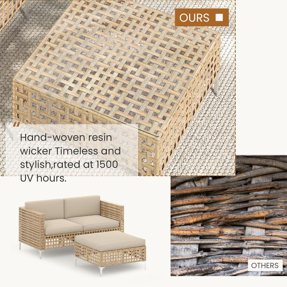 Outdoor Patio Conversation Sectional Furniture Set product image