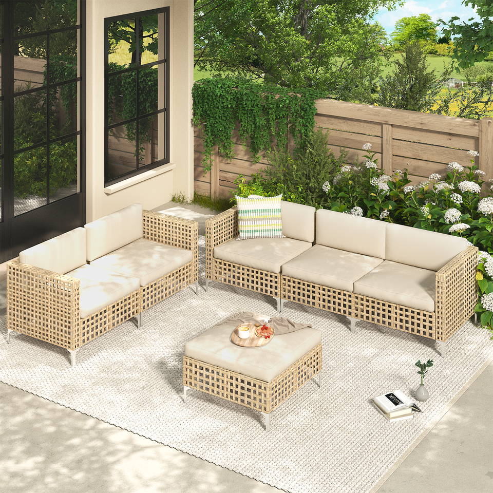 Outdoor Patio Conversation Sectional Furniture Set product image