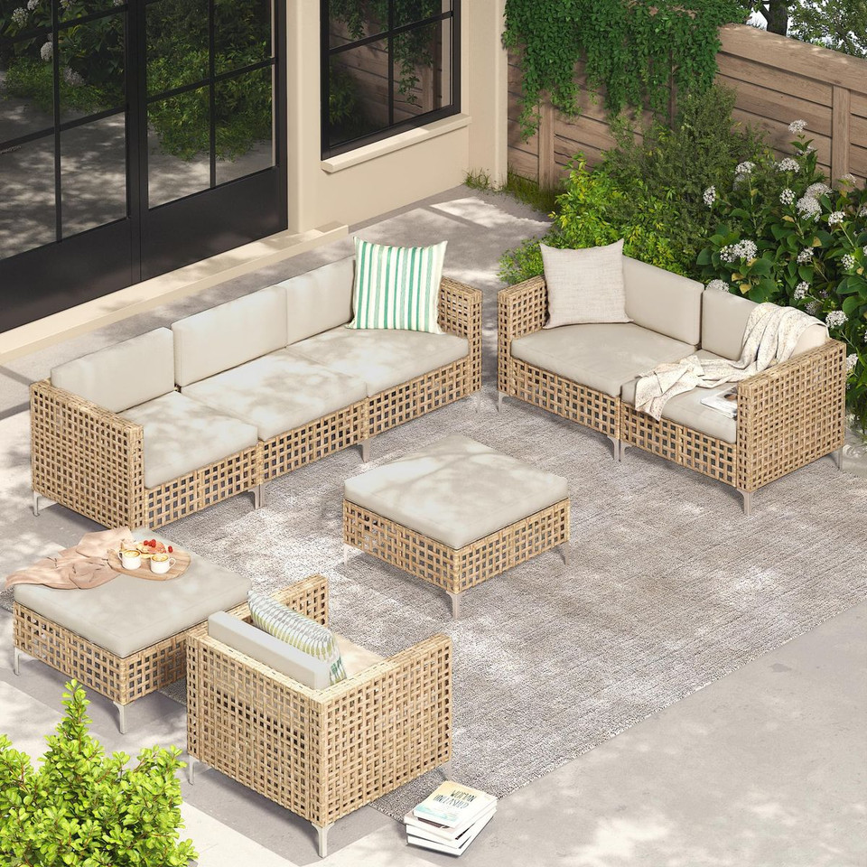 Outdoor Patio Conversation Sectional Furniture Set product image