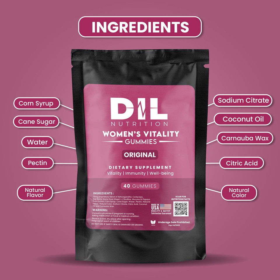 Dil Nutrition Women's or Men's Performance Gummies product image