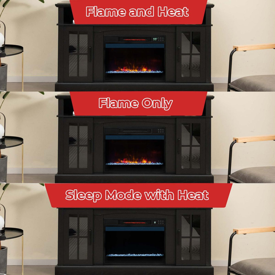 23" Infrared Quartz Electric Fireplace Insert with Remote Control product image