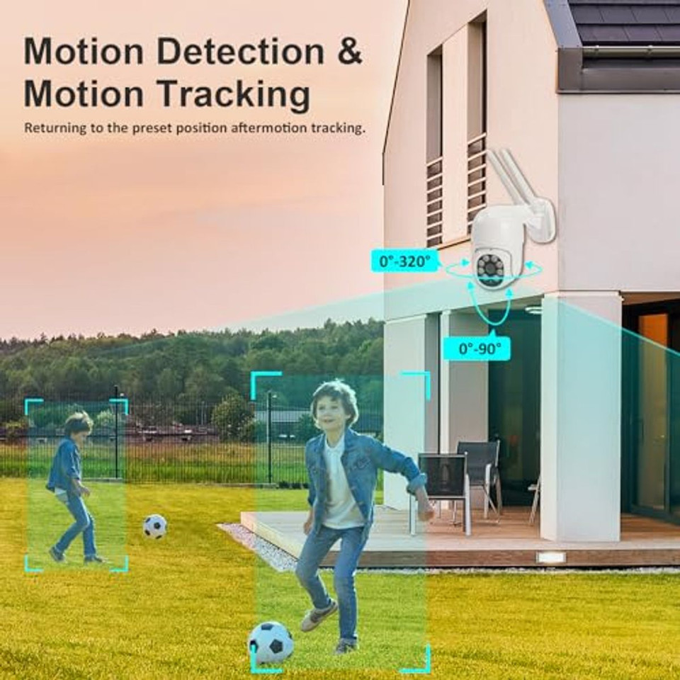 1080P Outdoor Security Camera with Night Vision (2-Pack) product image