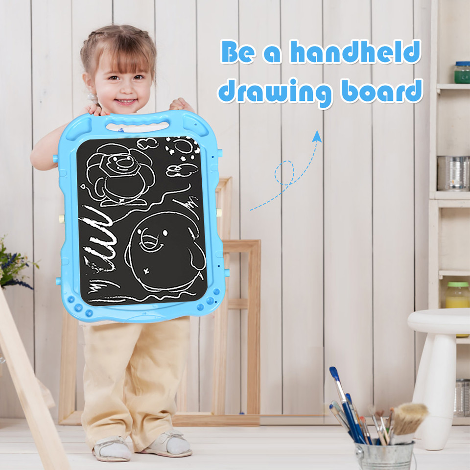 Height Adjustable Kids' Magnetic Double Sided Easel  product image