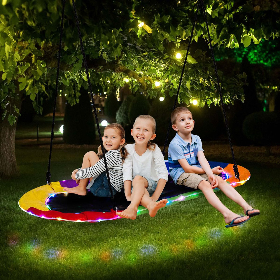 60-Inch Saucer Swing with LED Lights product image