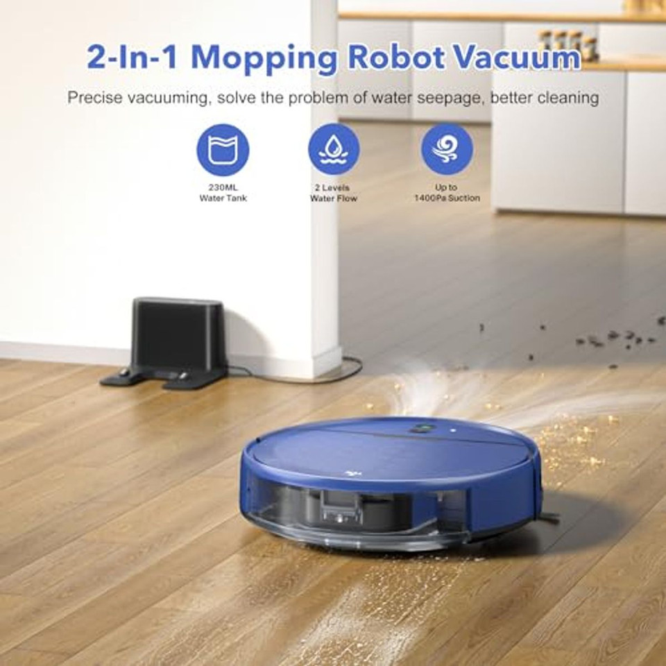 Geometric 2-in-1 Mopping Robot Vacuum  product image